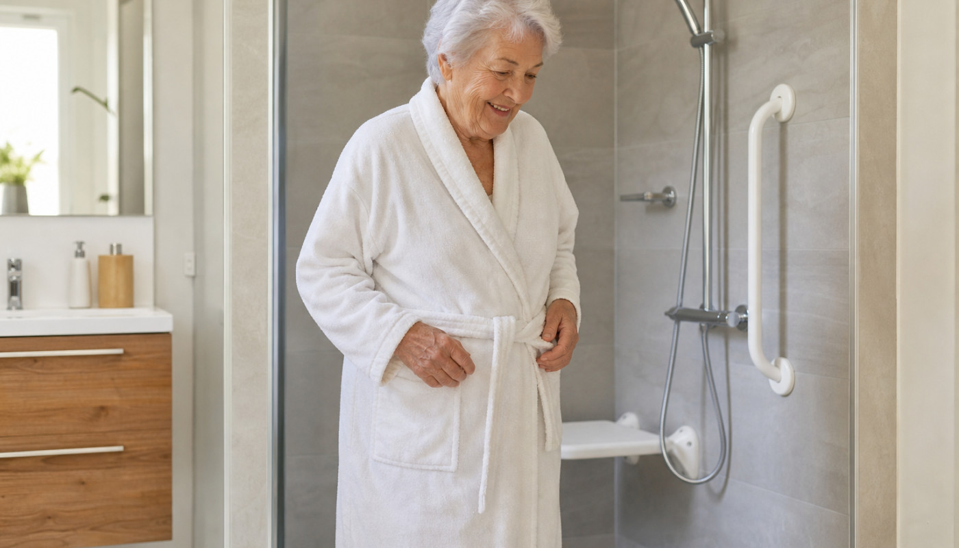 Général - Une douche senior pour plus de sécurité